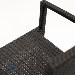 FAUTEUIL DE ROTIN MARBELLA NOIR pas cher. Acheter Fauteuils en roti...