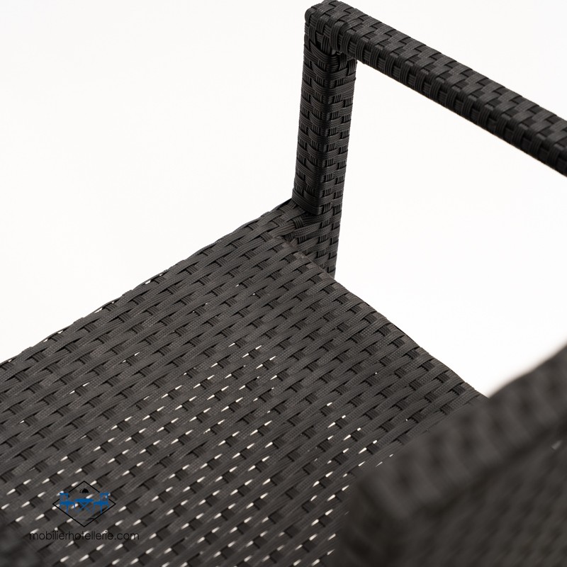 FAUTEUIL DE ROTIN MARBELLA NOIR pas cher. Acheter Fauteuils en roti...