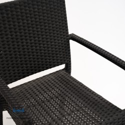 FAUTEUIL DE ROTIN MARBELLA NOIR pas cher. Acheter Fauteuils en roti...