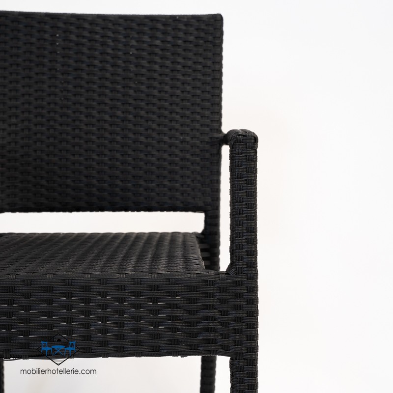 FAUTEUIL DE ROTIN MARBELLA NOIR pas cher. Acheter Fauteuils en roti...