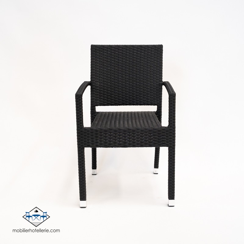 FAUTEUIL DE ROTIN MARBELLA NOIR pas cher. Acheter Fauteuils en roti...