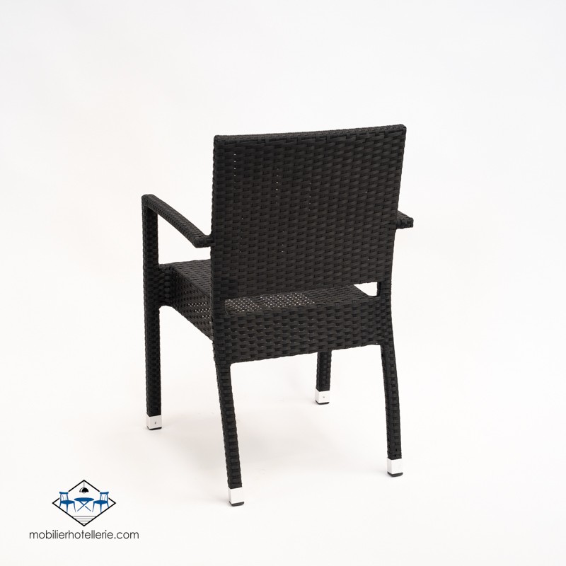 FAUTEUIL DE ROTIN MARBELLA NOIR pas cher. Acheter Fauteuils en roti...