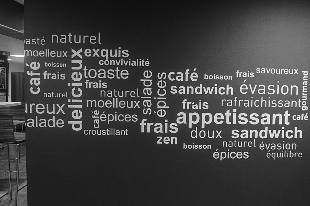 autocollant restaurant