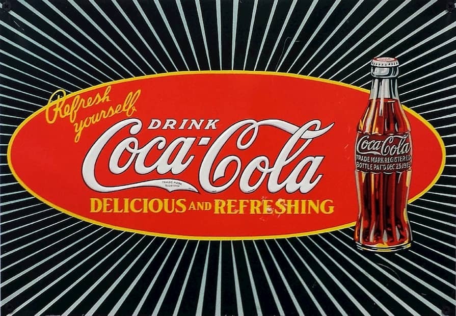 enseigne coca cola